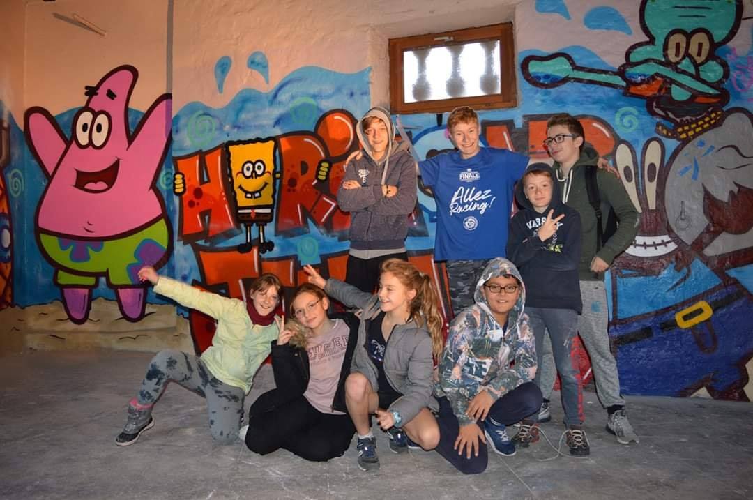 Fresque participative avec Horizons Jeunes