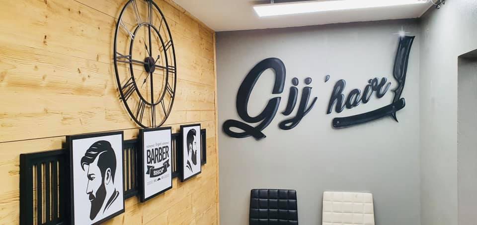 Réalisation d’un logo pour le salon de coiffure GIJ’HAIR à Haguenau