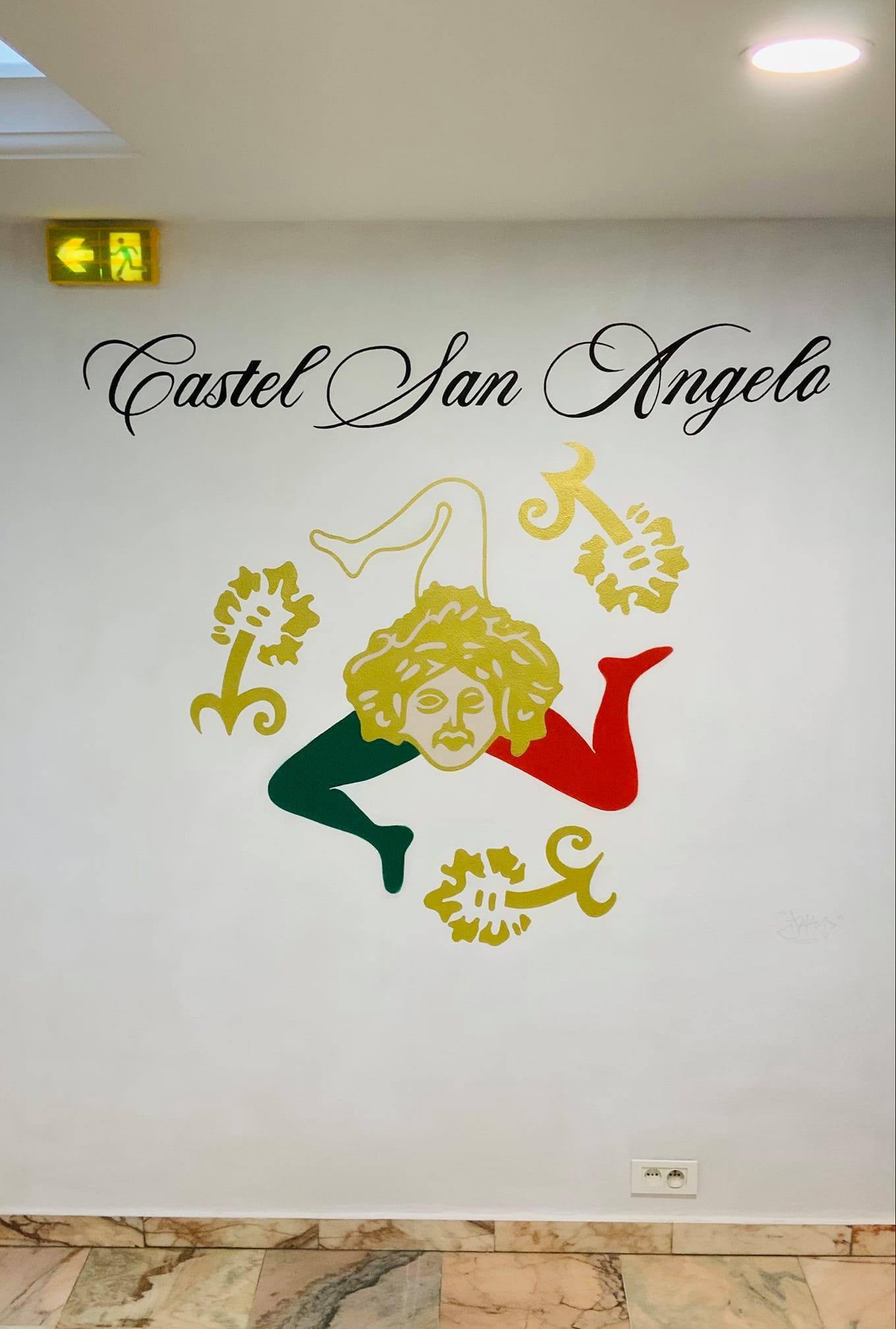 Réalisation d’un logo pour le restaurant Castel San Angelo