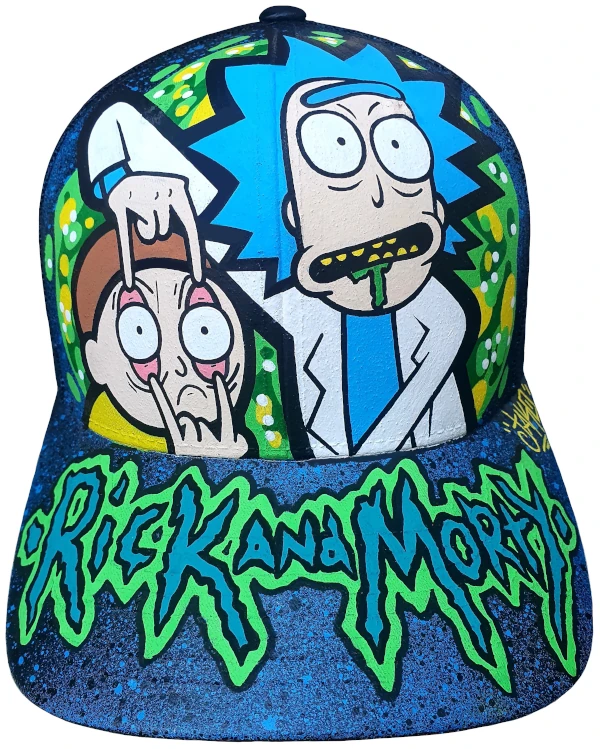 casquette personnalisée sur le thème de Rick & Morty
